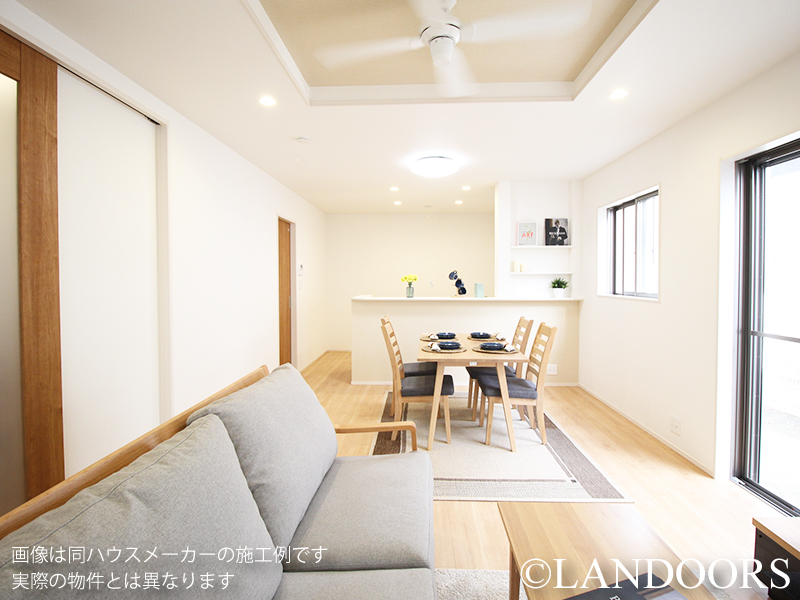 建売住宅の施工例｜リビング全体（名古屋市）｜東栄住宅（ブルーミングガーデン）